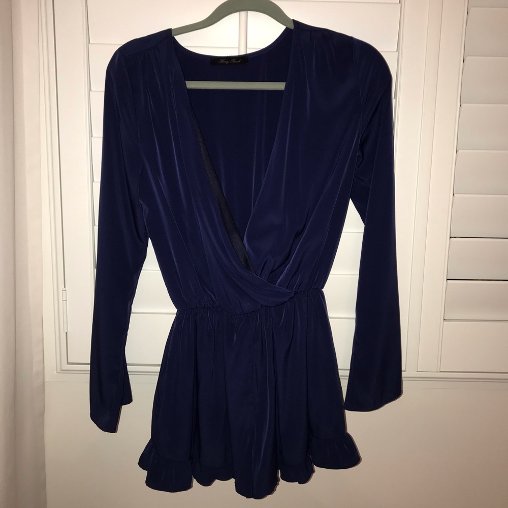 Royal blue romper